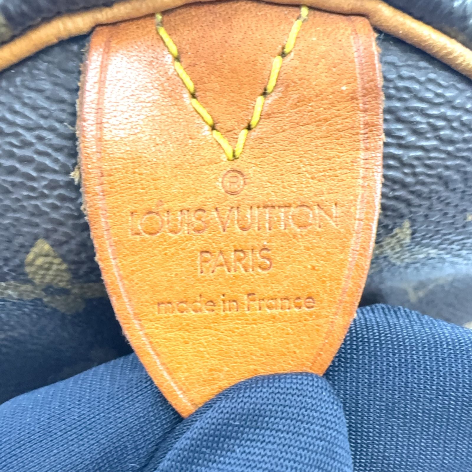 Louis Vuitton Speedy 35 Monogram Leather Brown Light Handbag Gold — view 4