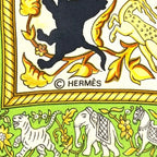 Hermes Carre 90 Chasse en Inde Indian Hunting Silk Multicolor Scarf — view 7