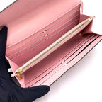 Louis Vuitton Portefeuille Sarah Monogram Vernis Leather Enamel Pink Beige — view 3