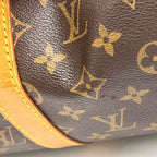 Louis Vuitton Keepall Bandouliere 50 Monogram Leather Brown Light Boston — view 8