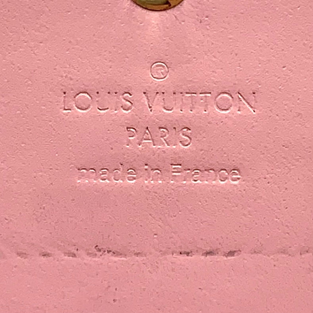 Louis Vuitton Portefeuille Sarah Monogram Vernis Leather Enamel Pink Beige — view 4