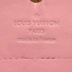 Louis Vuitton Portefeuille Sarah Monogram Vernis Leather Enamel Pink Beige — view 4