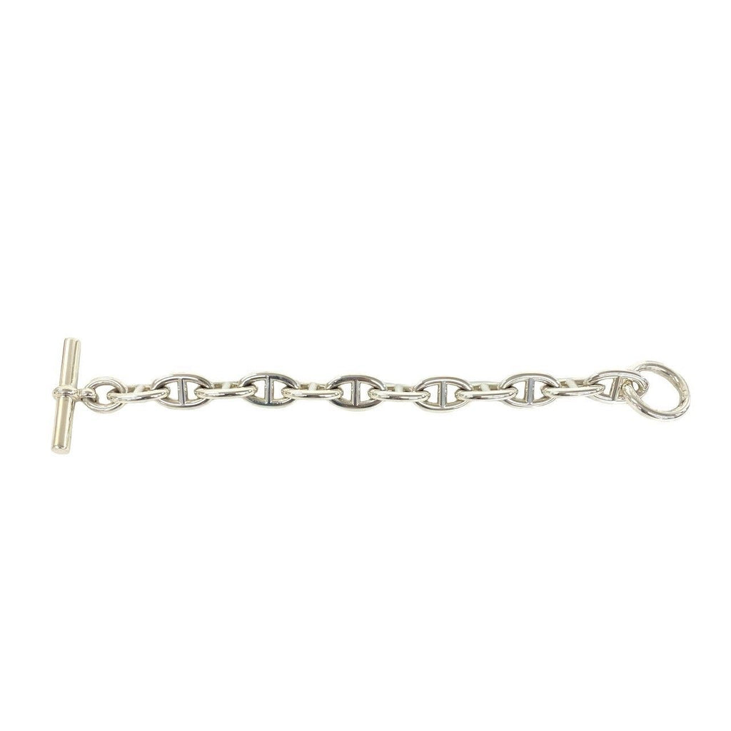 Hermes Vintage Chaine D'ancre TGM 12 Links Bracelet 925 Sterling Silver — view 5