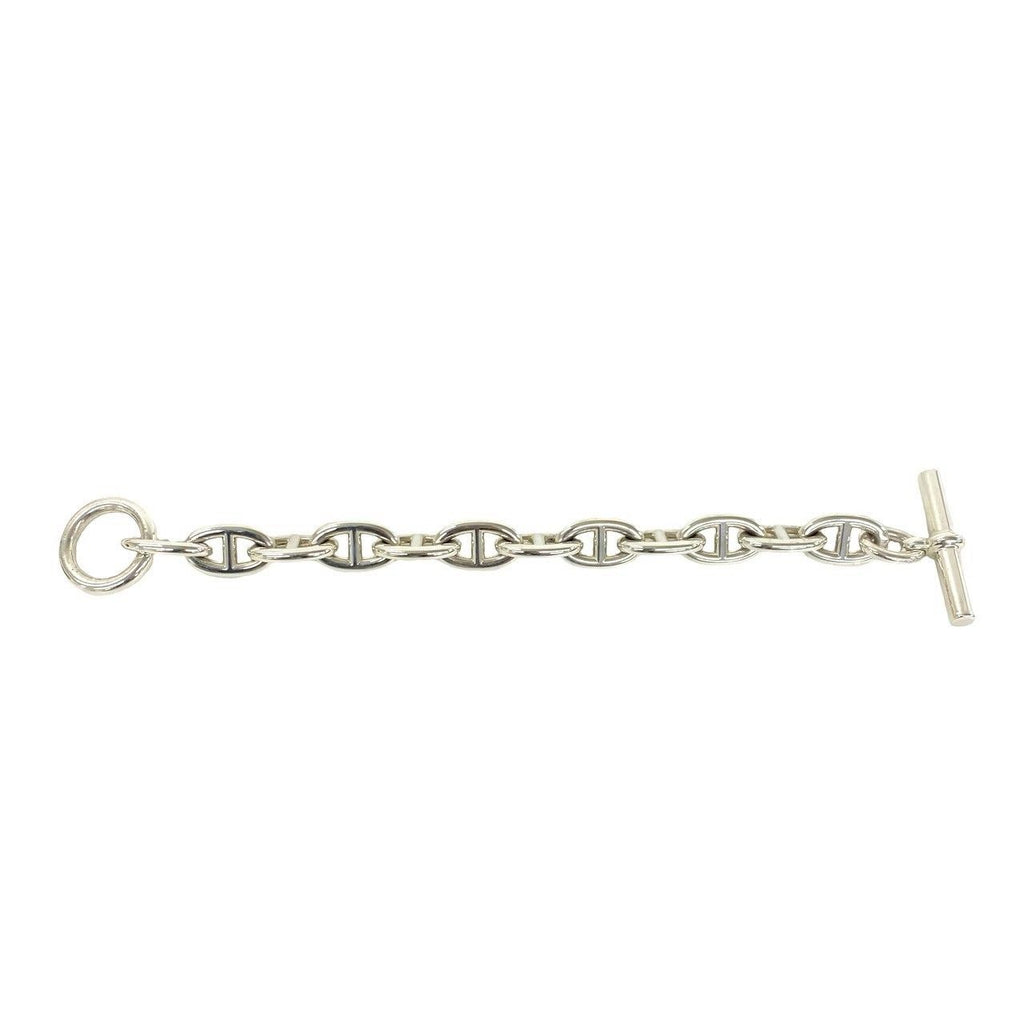 Hermes Vintage Chaine D'ancre TGM 12 Links Bracelet 925 Sterling Silver — view 6