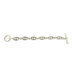 Hermes Vintage Chaine D'ancre TGM 12 Links Bracelet 925 Sterling Silver — view 6