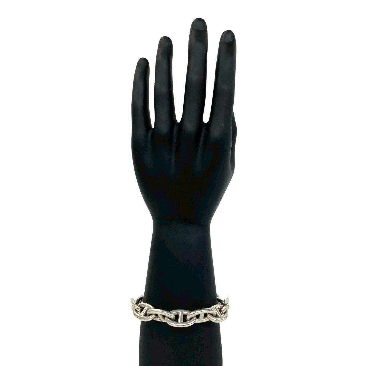 Hermes Vintage Chaine D'ancre TGM 12 Links Bracelet 925 Sterling Silver — view 2