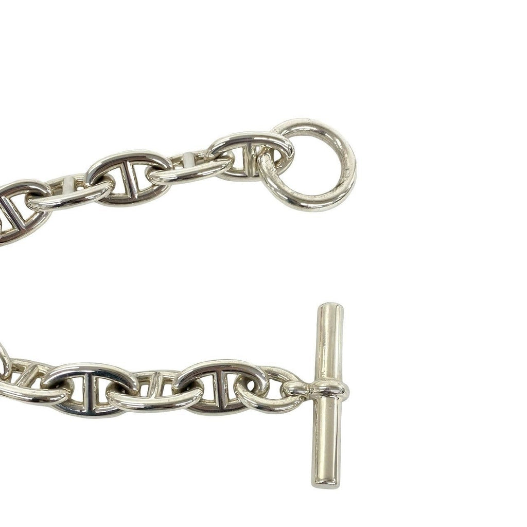 Hermes Vintage Chaine D'ancre TGM 12 Links Bracelet 925 Sterling Silver — view 4