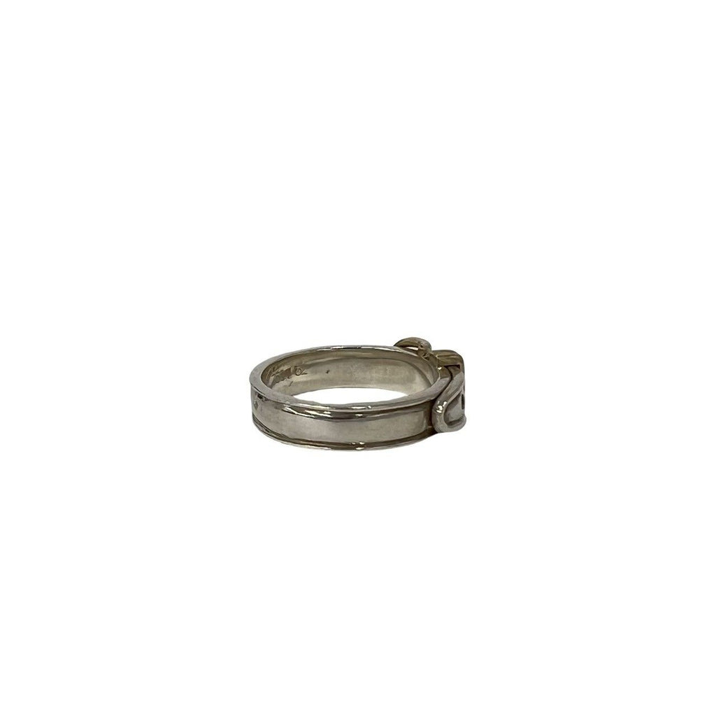 Hermes Ceinture Ring 925 Sterling Silver Gold — view 5
