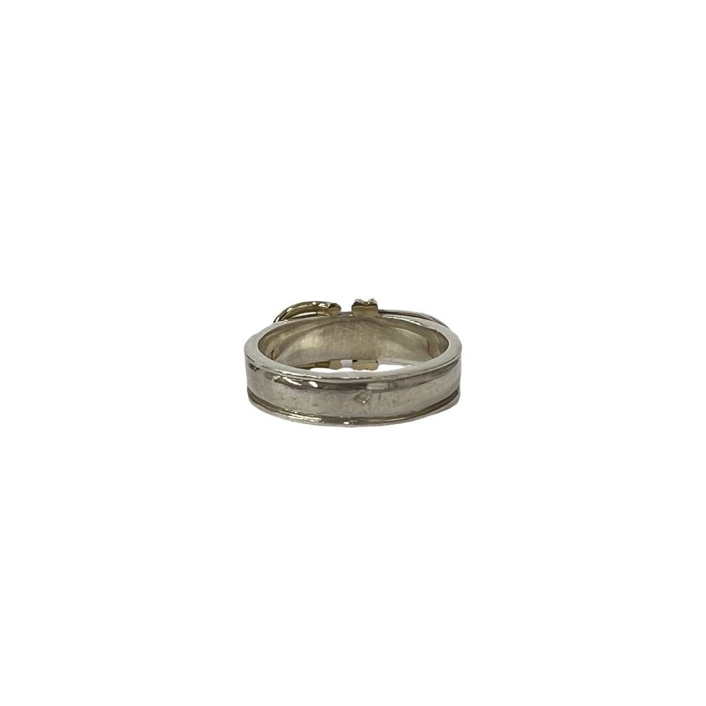 Hermes Ceinture Ring 925 Sterling Silver Gold — view 6