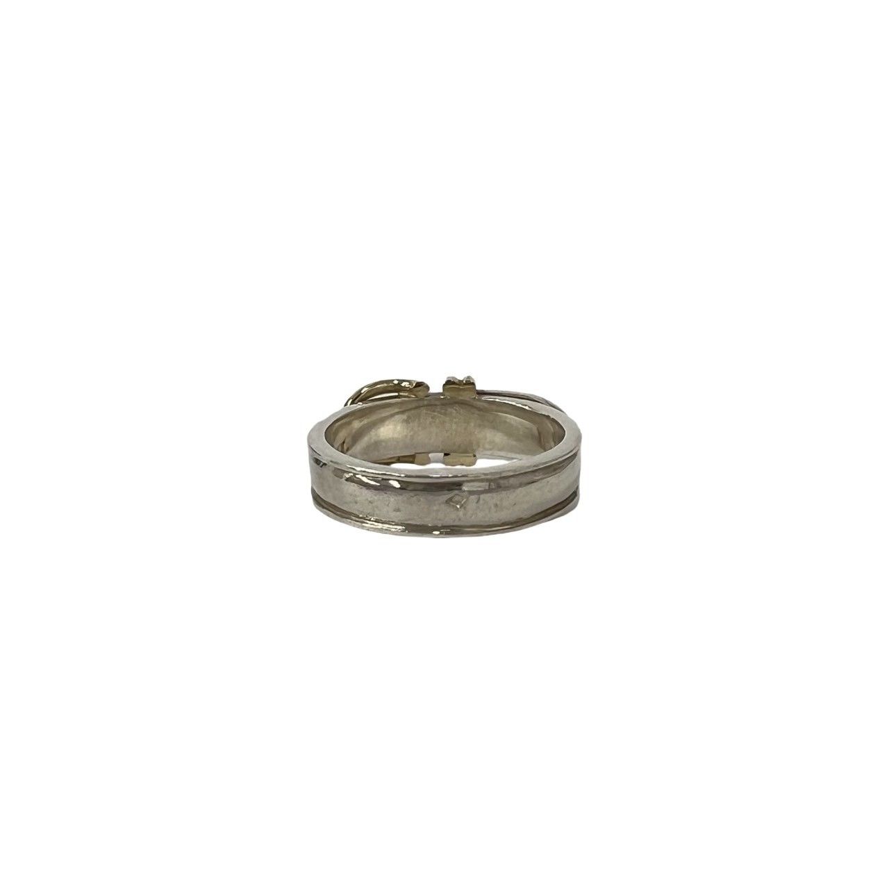 Hermes Ceinture Ring 925 Sterling Silver Gold — view 6