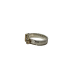 Hermes Ceinture Ring 925 Sterling Silver Gold — view 4