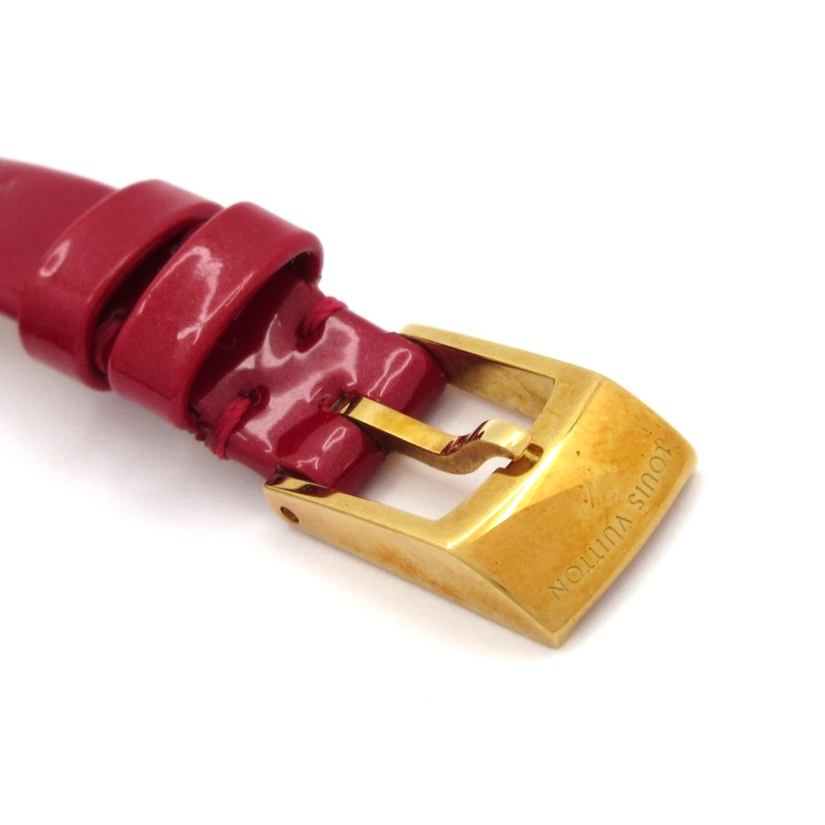 Louis Vuitton Watch Tambour Ruby 18k Yellow Gold White Shell — view 6