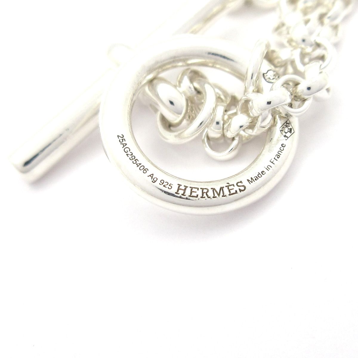 Hermes Necklace Chaine D'ancre Area II GM Silver — view 5