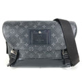 Louis Vuitton Shoulder Bag Messenger Voyage PM Monogram Eclipse Canvas Black