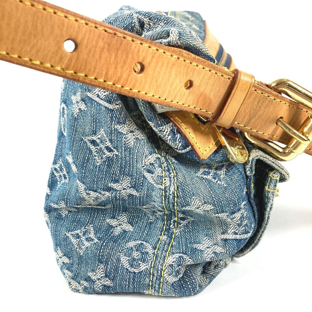 Louis Vuitton Shoulder Bag PM Monogram Denim Blue — view 4