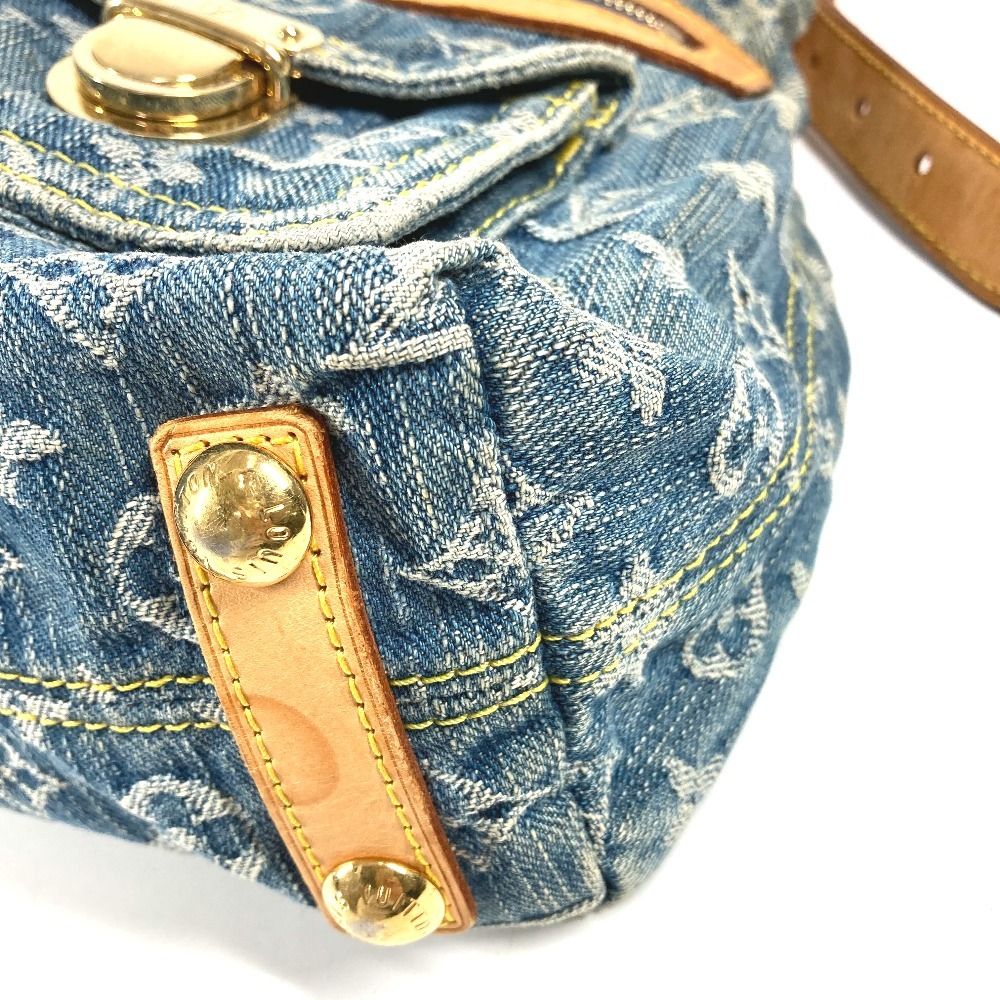 Louis Vuitton Shoulder Bag PM Monogram Denim Blue — view 6