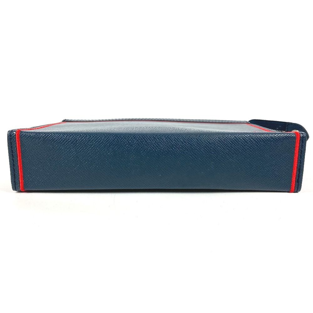 Louis Vuitton Second Bag Pochette Voyage Taiga Leather Navy — view 5