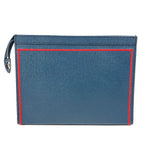 Louis Vuitton Second Bag Pochette Voyage Taiga Leather Navy — view 2