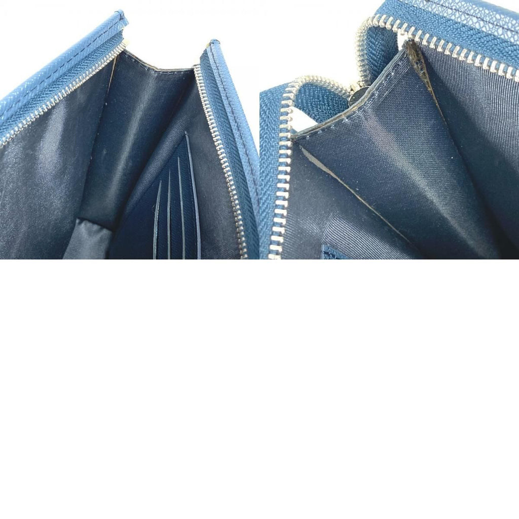 Louis Vuitton Second Bag Pochette Voyage Taiga Leather Navy — view 9