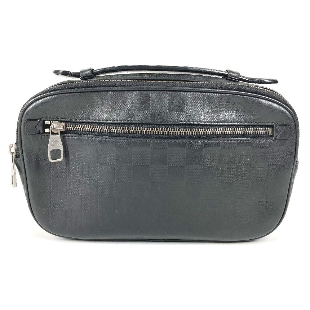 Louis Vuitton Belt Bag Ambler Damier Infini Leather Onyx Black