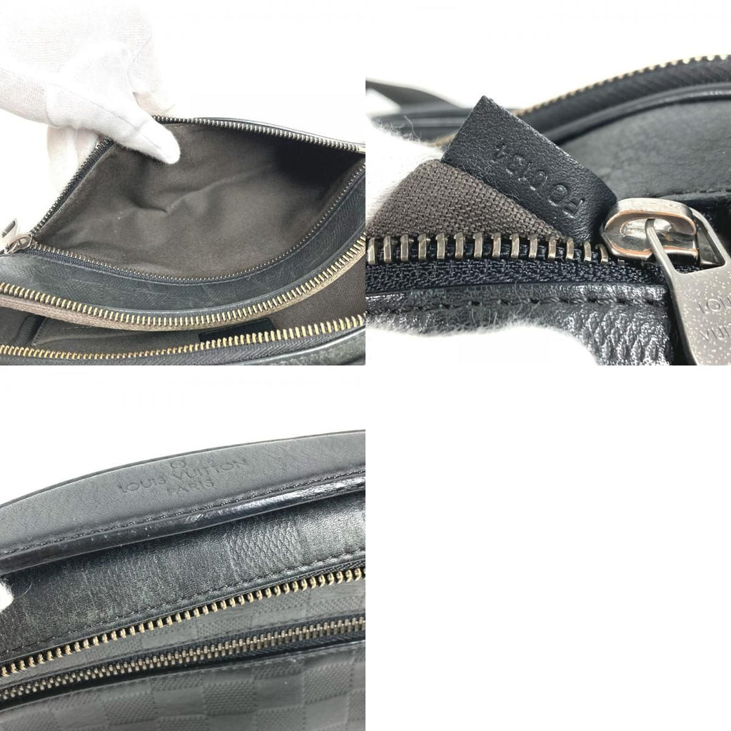 Louis Vuitton Belt Bag Ambler Damier Infini Leather Onyx Black — view 9