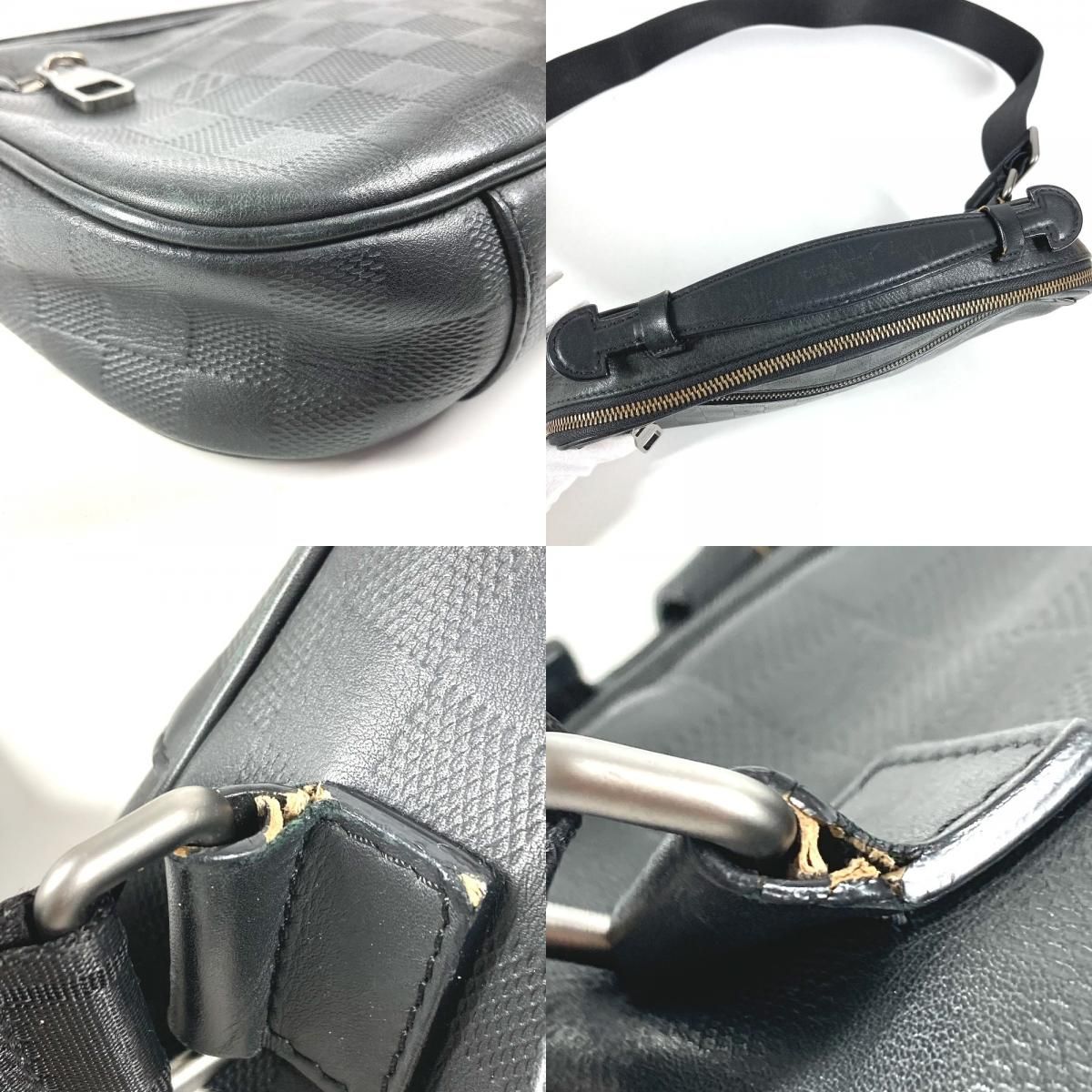 Louis Vuitton Belt Bag Ambler Damier Infini Leather Onyx Black — view 7