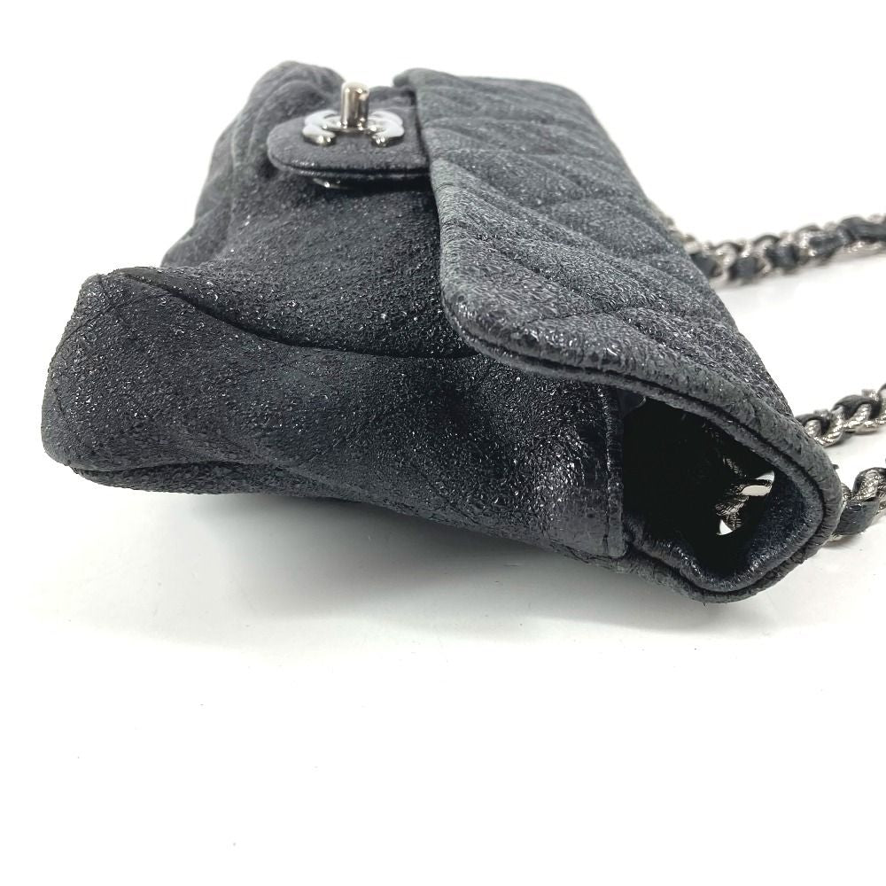 Chanel Shoulder Bag CC Logo Dark Gray — view 3