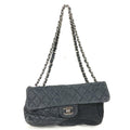 Chanel Shoulder Bag CC Logo Dark Gray