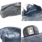 Chanel Shoulder Bag CC Logo Dark Gray — view 8