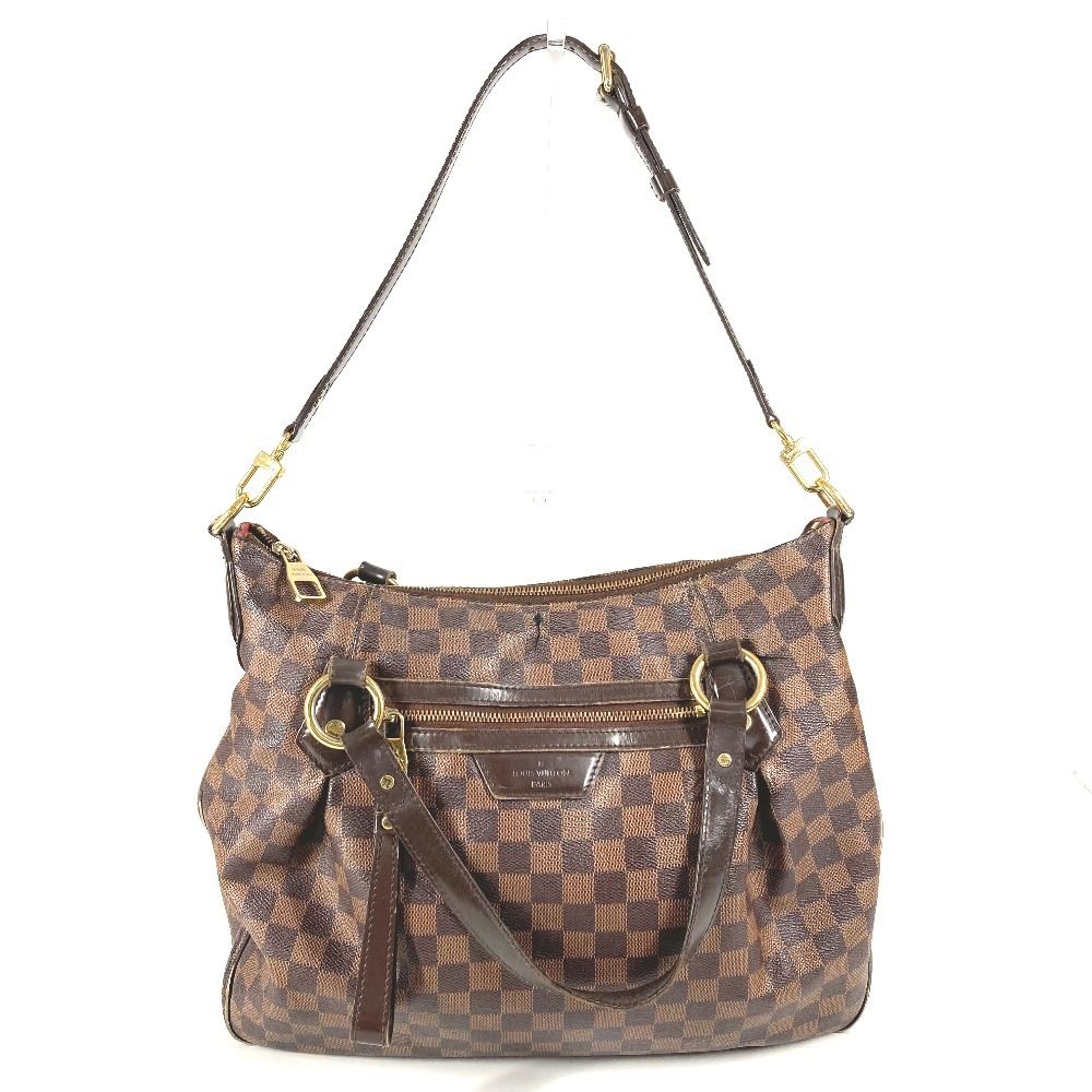 Louis Vuitton Shoulder Bag I-vora MM Damier Canvas Ebene Brown — view 3