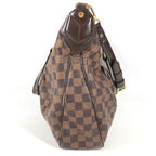 Louis Vuitton Shoulder Bag I-vora MM Damier Canvas Ebene Brown — view 5