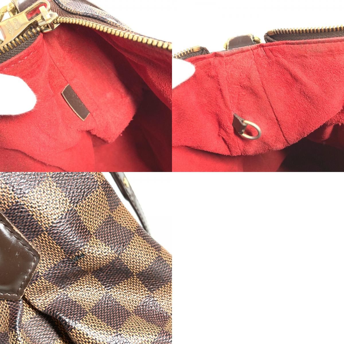 Louis Vuitton Shoulder Bag I-vora MM Damier Canvas Ebene Brown — view 9