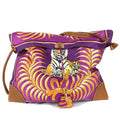 Hermes Shoulder Bag Silk City MM Purple