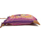 Hermes Shoulder Bag Silk City MM Purple — view 5