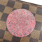 Louis Vuitton Pouch Mini Pochette T&b Damier Canvas Brown — view 6