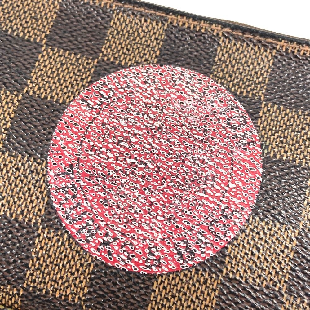 Louis Vuitton Pouch Mini Pochette T&b Damier Canvas Brown — view 6