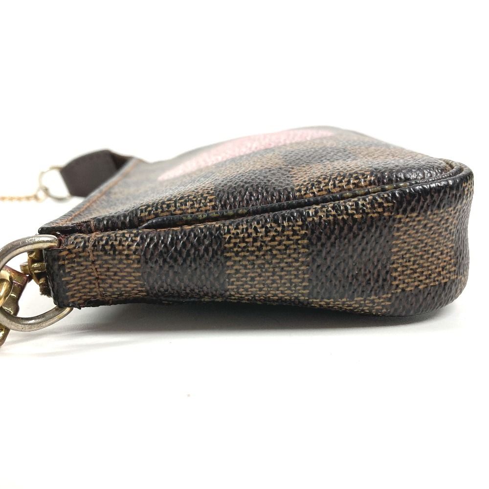 Louis Vuitton Pouch Mini Pochette T&b Damier Canvas Brown — view 4