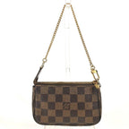 Louis Vuitton Pouch Mini Pochette T&b Damier Canvas Brown — view 2