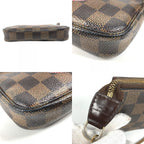 Louis Vuitton Pouch Mini Pochette T&b Damier Canvas Brown — view 7
