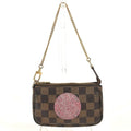 Louis Vuitton Pouch Mini Pochette T&b Damier Canvas Brown