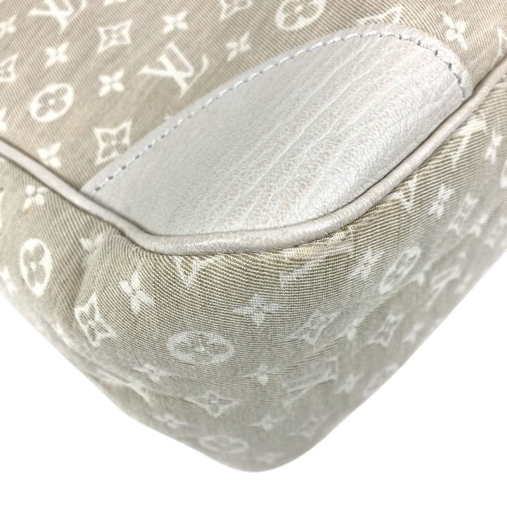Louis Vuitton Shoulder Bag Boulogne Monogram Mini Lin Canvas Beige — view 7