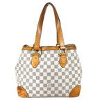 Louis Vuitton Tote Hampstead PM Damier Azur Canvas White — view 2