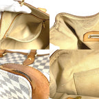 Louis Vuitton Tote Hampstead PM Damier Azur Canvas White — view 9