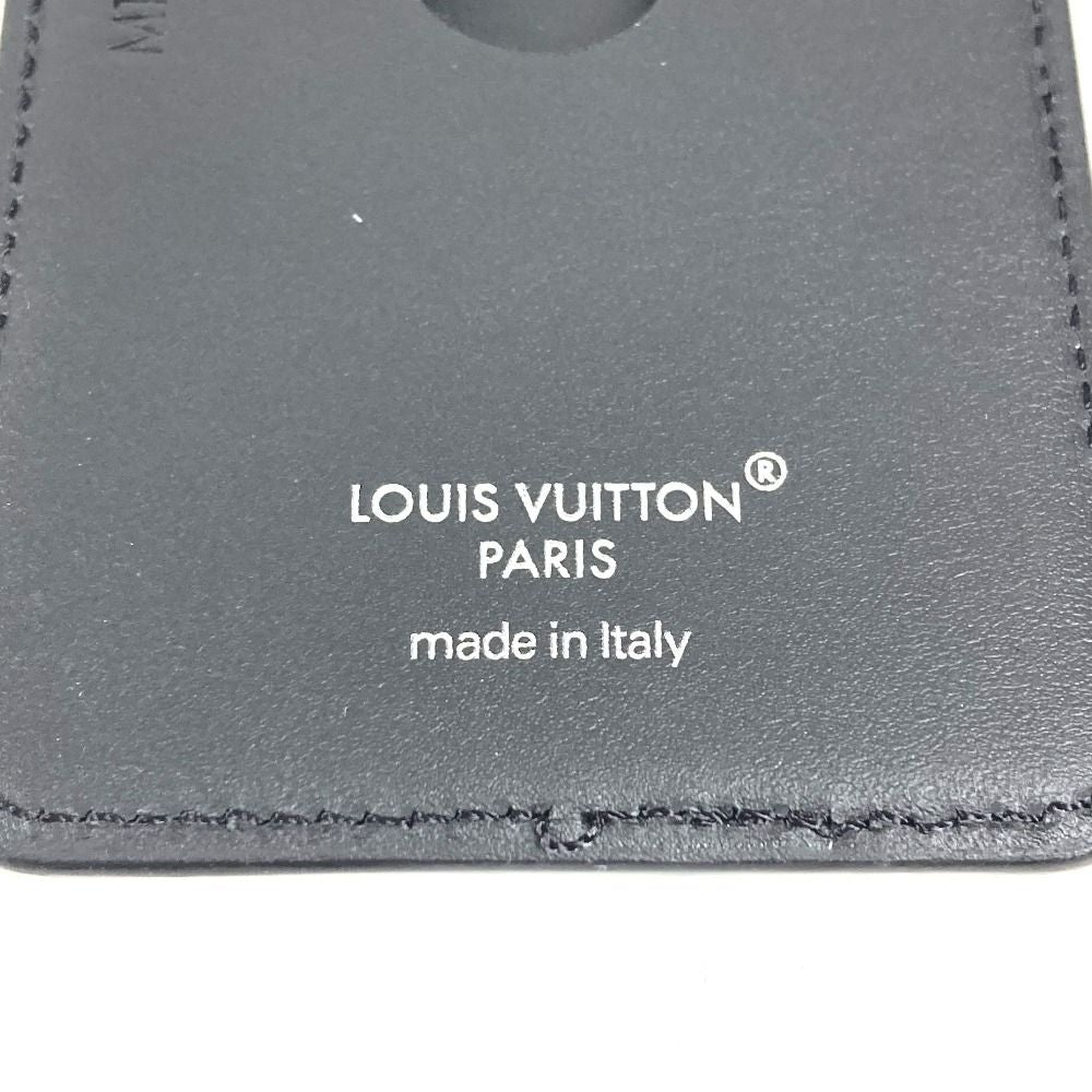 Louis Vuitton Card Case Holder Magnet Monogram Eclipse Canvas Black — view 6