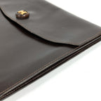 Hermes Second Bag Pochette Trio Leather Brown — view 8