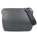 Louis Vuitton Shoulder Bag District MM Damier Infini Leather Onyx Black