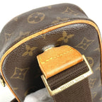 Louis Vuitton Belt Bag Pochette Gange Monogram Canvas Brown — view 8