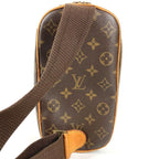 Louis Vuitton Belt Bag Pochette Gange Monogram Canvas Brown — view 2