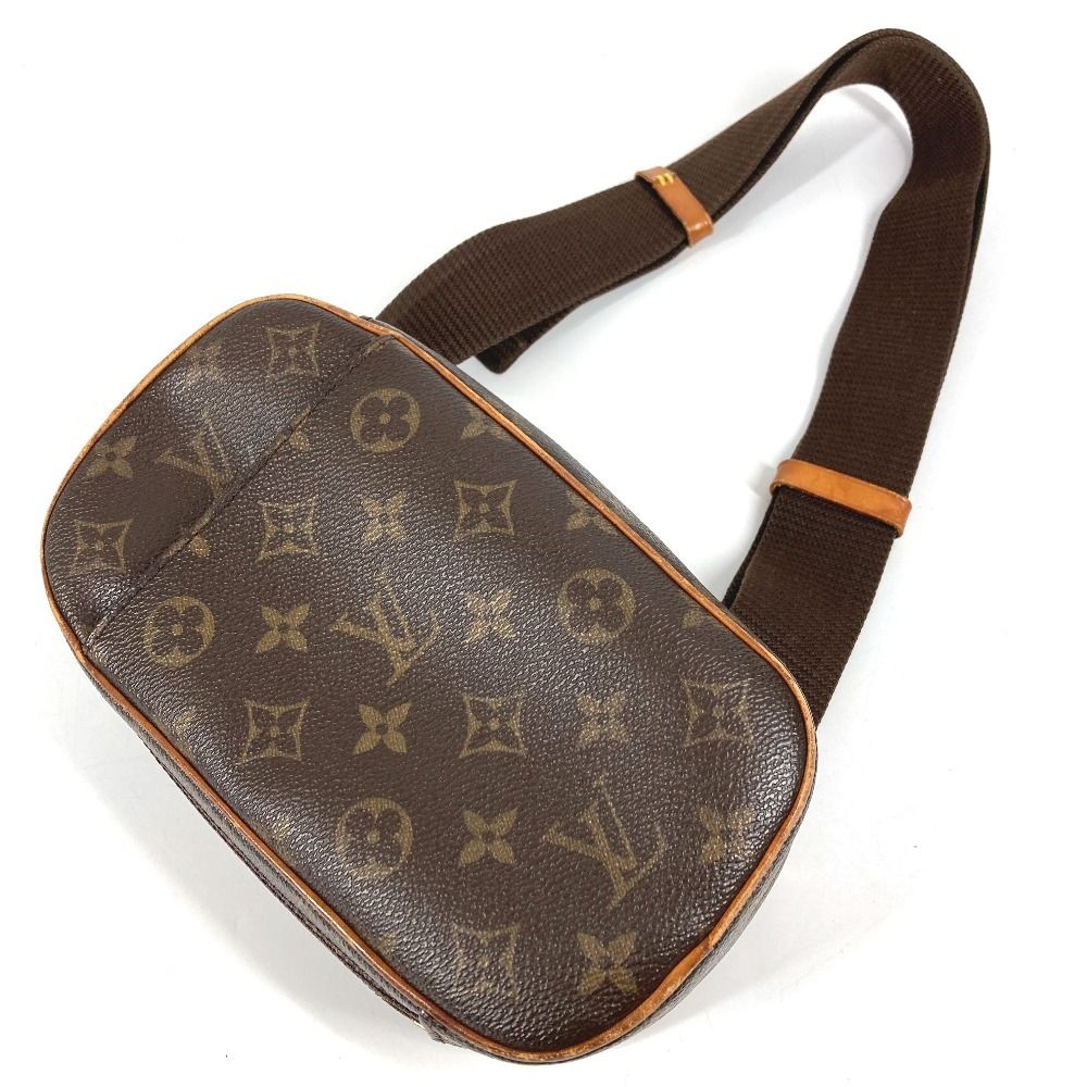 Louis Vuitton Belt Bag Pochette Gange Monogram Canvas Brown — view 3