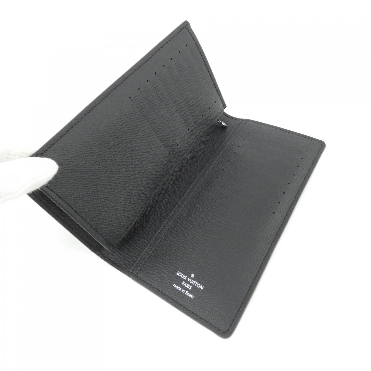 Louis Vuitton Monogram Eclipse Portefeuille Brazza Wallet — view 2